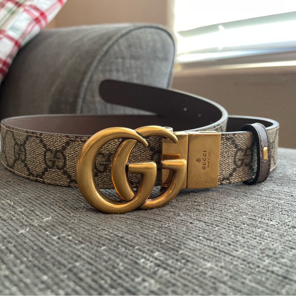 Gucci marmont belt size 80-32 fits size 4-6